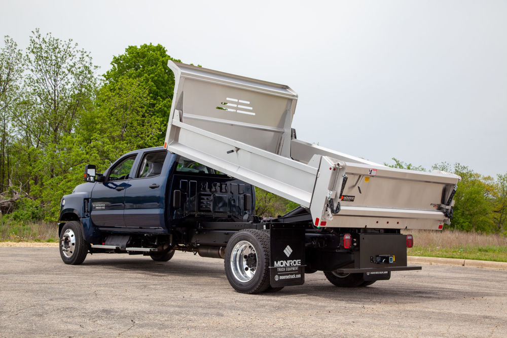 Monroe dump truck side